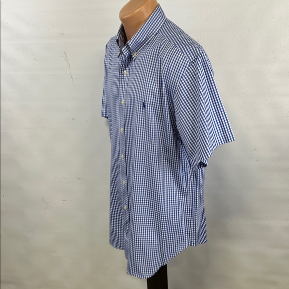 Ralph Lauren short sleeve button down collar shirt. L - Picture 5 of 7